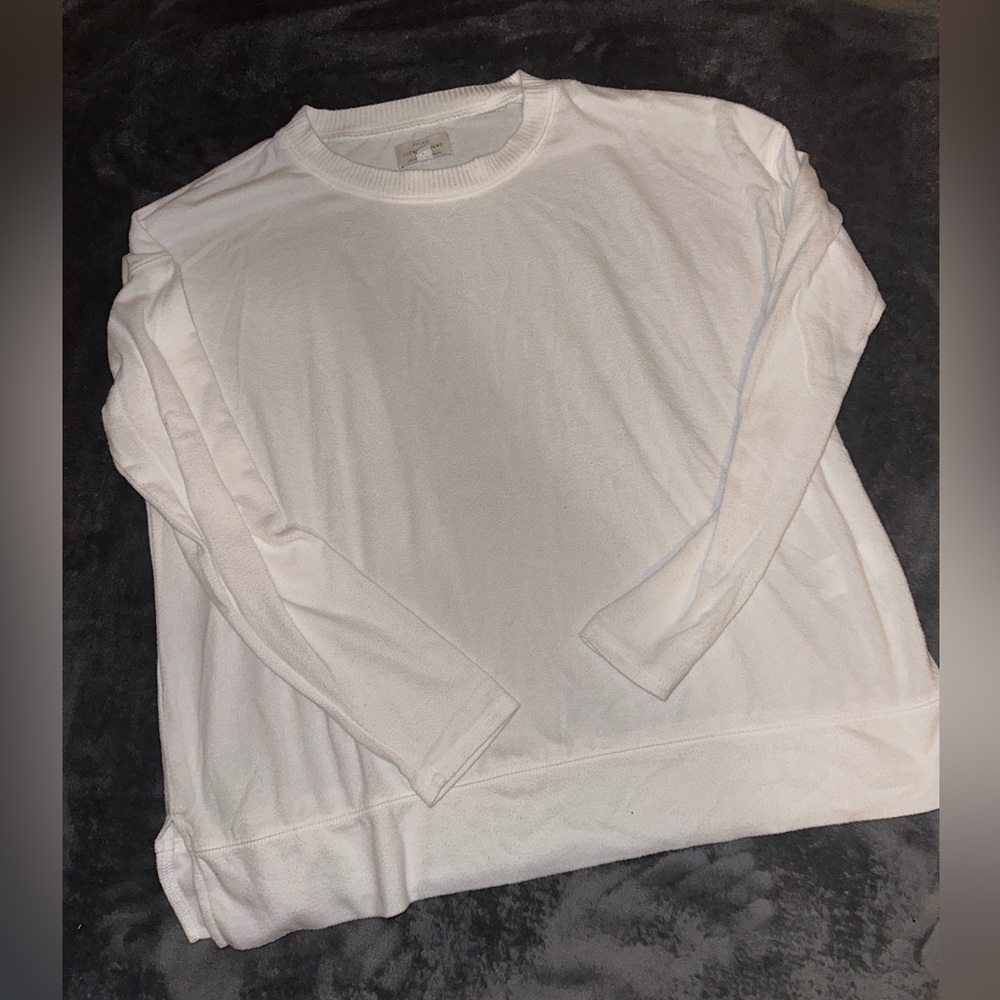Lucky Brand White Sweater Size L